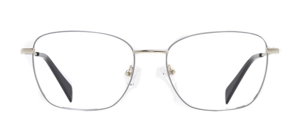 CARETTA CRTTA 7636-C.04 Optik Genç Kadın Yarı-Oval Çerçeveli Titanyum - 1