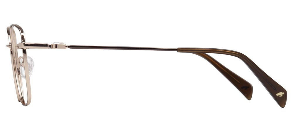 CARETTA CRTTA 7636-C.05 Optik Genç Kadın Köşeli Çerçeveli Titanyum - 3