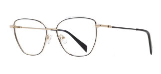 CARETTA CRTTA 7637-C.01 Optik Genç Kadın Geometrik Çerçeveli Titanyum - CARETTA (1)