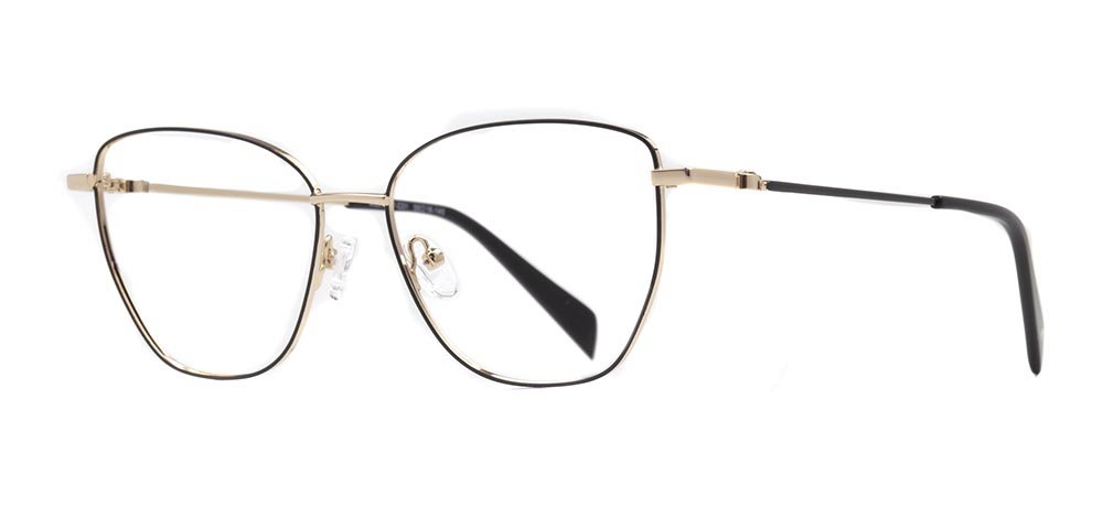 CARETTA CRTTA 7637-C.01 Optik Genç Kadın Geometrik Çerçeveli Titanyum - 2