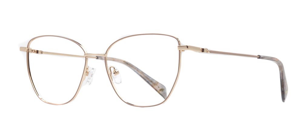 CARETTA CRTTA 7637-C.03 Optik Genç Kadın Geometrik Çerçeveli Titanyum - 2