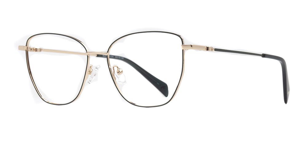 CARETTA CRTTA 7637-C.04 Optik Genç Kadın Geometrik Çerçeveli Titanyum - 2