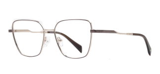 CARETTA CRTTA 7639-C.01 Optik Genç Kadın Geometrik Çerçeveli Titanyum - CARETTA (1)