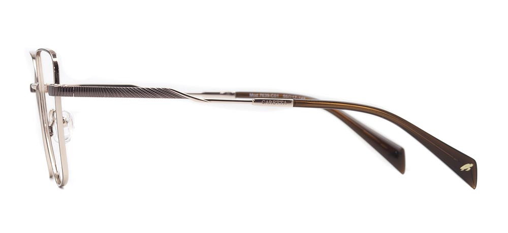 CARETTA CRTTA 7639-C.01 Optik Genç Kadın Geometrik Çerçeveli Titanyum - 3