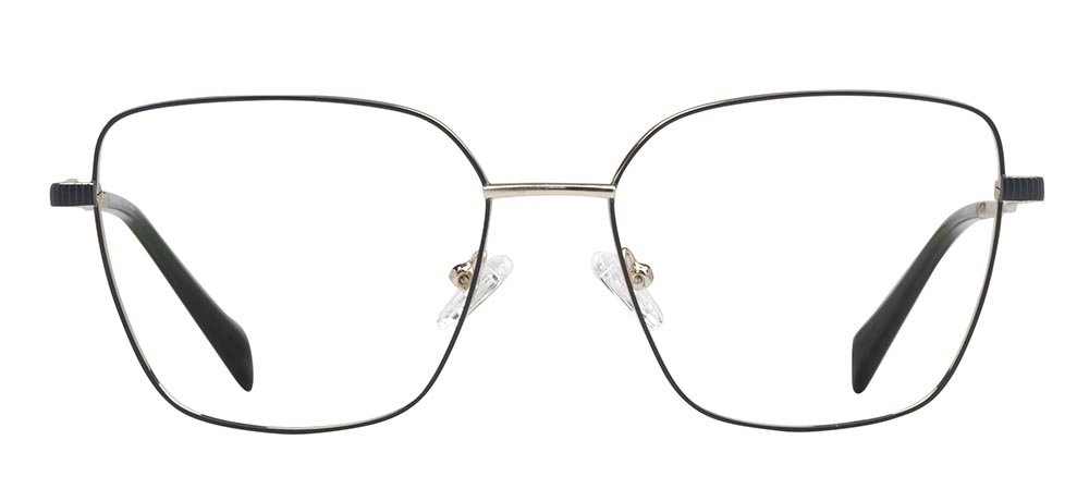 CARETTA CRTTA 7639-C.02 Optik Genç Kadın Geometrik Çerçeveli Titanyum - 1
