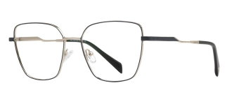 CARETTA CRTTA 7639-C.02 Optik Genç Kadın Geometrik Çerçeveli Titanyum - CARETTA (1)