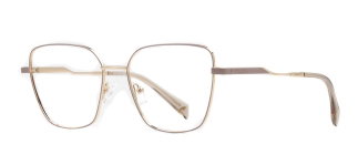 CARETTA CRTTA 7639-C.04 Optik Genç Kadın Geometrik Çerçeveli Titanyum - CARETTA (1)