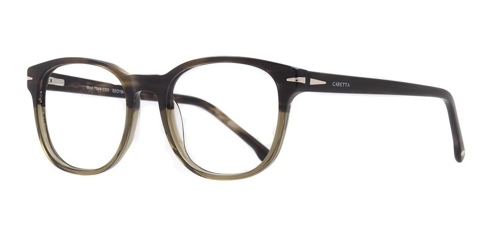 CARETTA CRTTA 7644-C.03 Optik Genç Erkek,Kadın,Unisex Oval Çerçeveli Asetat - 2