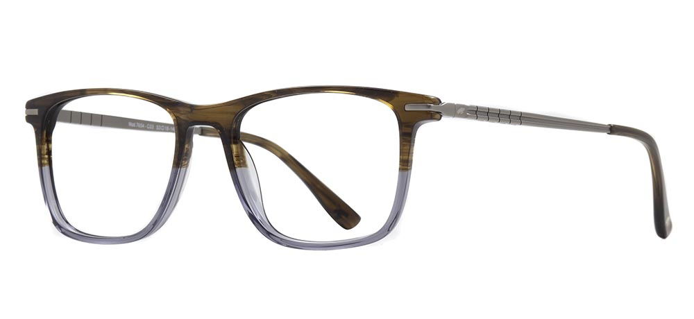 CARETTA CRTTA 7654-C.03 Optik Genç Erkek Köşeli Çerçeveli Asetat - 2