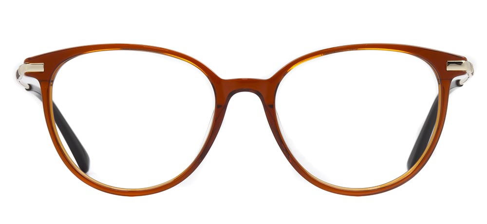 CARETTA CRTTA 7661-C.04 Optik Genç Erkek,Kadın,Unisex Oval Çerçeveli Asetat - 1