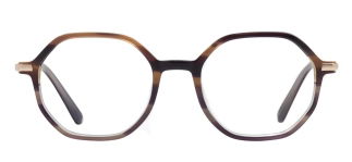 CARETTA CRTTA 7664-C.03 Optik Genç Kadın Geometrik Çerçeveli Asetat - CARETTA