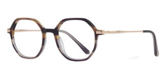 CARETTA CRTTA 7664-C.03 Optik Genç Kadın Geometrik Çerçeveli Asetat - CARETTA (1)