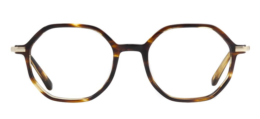 CARETTA CRTTA 7664-C.04 Optik Genç Kadın Geometrik Çerçeveli Asetat - 1