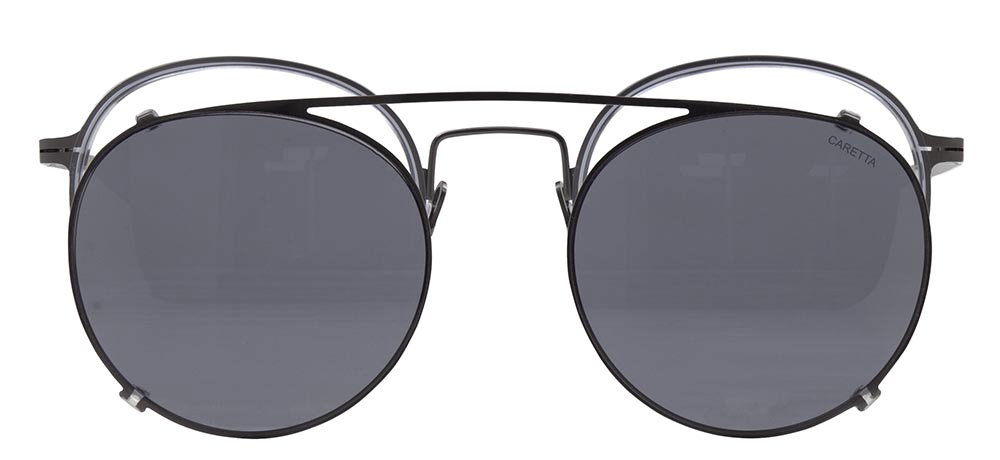 CARETTA CRTTA 7684-C1 Clipon,Optik Genç Erkek,Kadın,Unisex Oval Çerçeveli Titanyum - 1