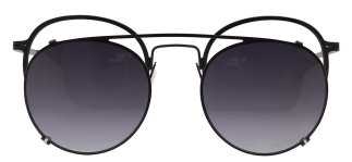 CARETTA CRTTA 7684-C3 Clipon,Optik Genç Erkek,Kadın,Unisex Oval Çerçeveli Titanyum - CARETTA