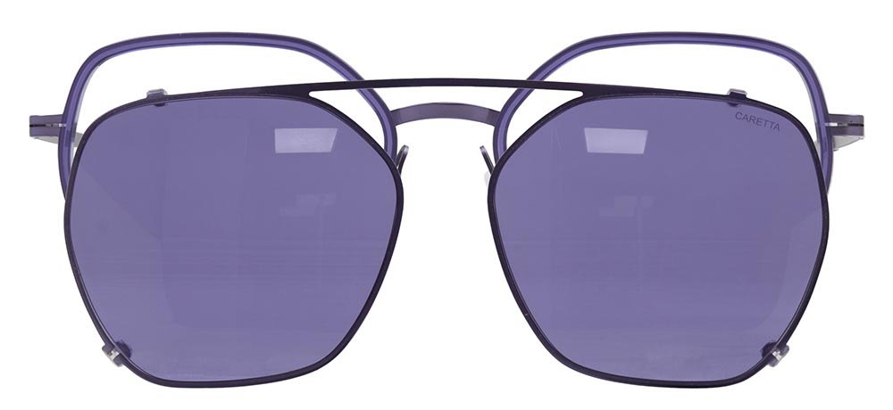 CARETTA CRTTA 7685-C1 Clipon,Optik Genç Kadın Oval Çerçeveli Titanyum - 1