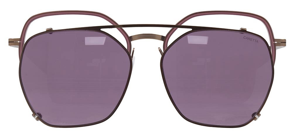 CARETTA CRTTA 7685-C2 Clipon,Optik Genç Kadın Oval Çerçeveli Titanyum - 1