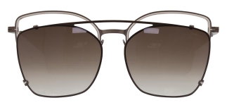 CARETTA CRTTA 7688-C1 Clipon,Optik Genç Kadın Çekik Çerçeveli Titanyum - CARETTA