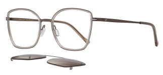 CARETTA CRTTA 7688-C1 Clipon,Optik Genç Kadın Çekik Çerçeveli Titanyum - CARETTA (1)