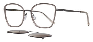 CARETTA CRTTA 7688-C2 Clipon,Optik Genç Kadın Çekik Çerçeveli Titanyum - CARETTA (1)