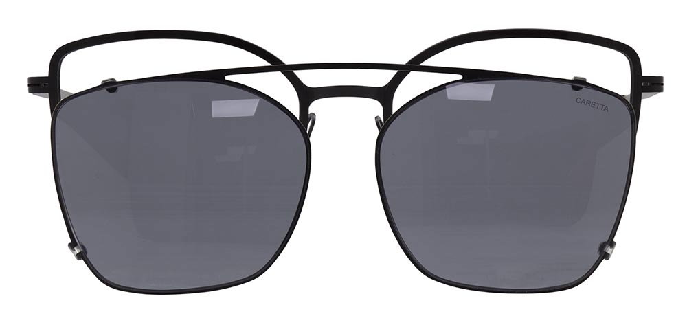CARETTA CRTTA 7688-C3 Clipon,Optik Genç Kadın Çekik Çerçeveli Titanyum - 1