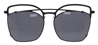 CARETTA CRTTA 7688-C3 Clipon,Optik Genç Kadın Çekik Çerçeveli Titanyum - CARETTA