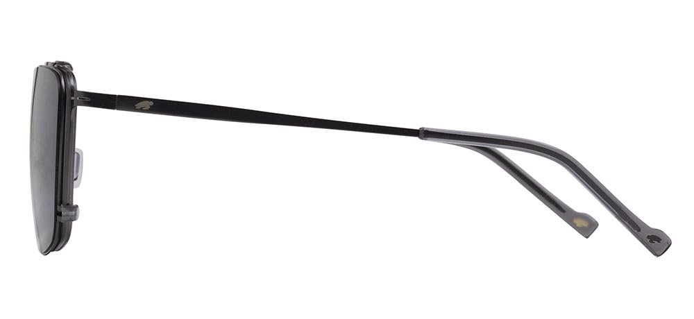 CARETTA CRTTA 7689-C1 Clipon,Optik Genç Erkek Köşeli Çerçeveli Titanyum - 3