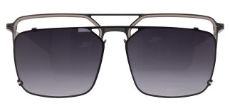 CARETTA CRTTA 7689-C2 Clipon,Optik Genç Erkek Köşeli Çerçeveli Titanyum - CARETTA