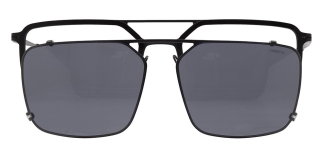 CARETTA CRTTA 7689-C3 Clipon,Optik Genç Erkek Köşeli Çerçeveli Titanyum - CARETTA