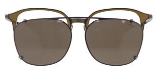 CARETTA CRTTA 7691-C1 Clipon,Optik Genç Erkek,Kadın,Unisex Oval Çerçeveli Titanyum - CARETTA
