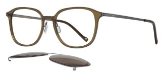 CARETTA CRTTA 7691-C1 Clipon,Optik Genç Erkek,Kadın,Unisex Oval Çerçeveli Titanyum - CARETTA (1)