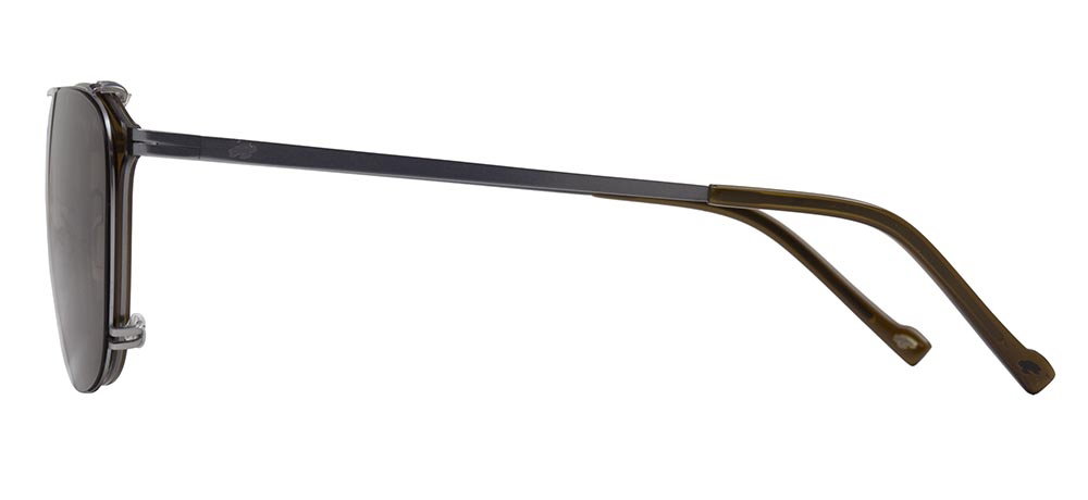 CARETTA CRTTA 7691-C1 Clipon,Optik Genç Erkek,Kadın,Unisex Oval Çerçeveli Titanyum - 3