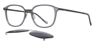 CARETTA CRTTA 7691-C2 Clipon,Optik Genç Erkek,Kadın,Unisex Oval Çerçeveli Titanyum - CARETTA (1)