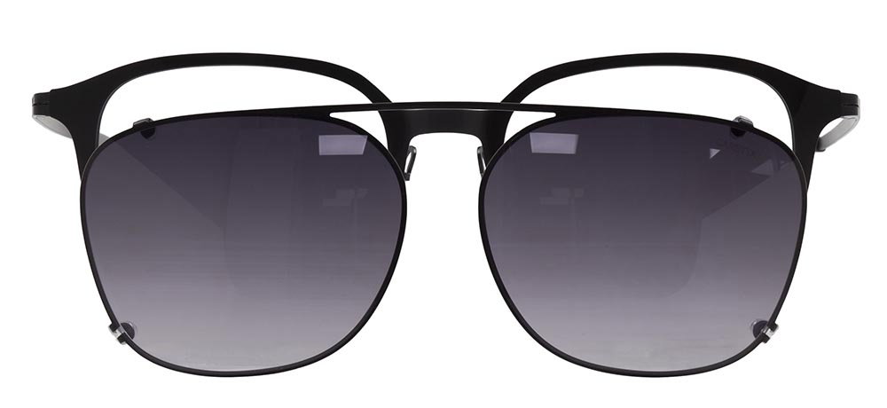 CARETTA CRTTA 7691-C3 Clipon,Optik Genç Erkek,Kadın,Unisex Oval Çerçeveli Titanyum - 1