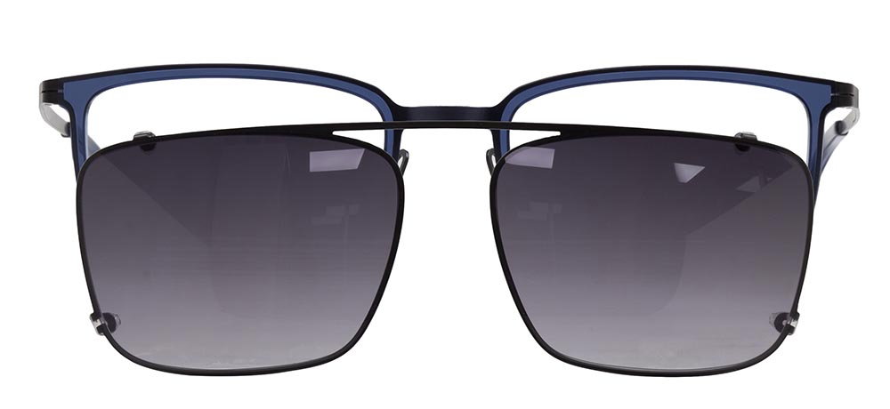 CARETTA CRTTA 7693-C1 Clipon,Optik Genç Erkek Köşeli Çerçeveli Titanyum - 1