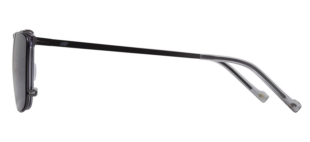 CARETTA CRTTA 7693-C2 Clipon,Optik Genç Erkek Köşeli Çerçeveli Titanyum - 3