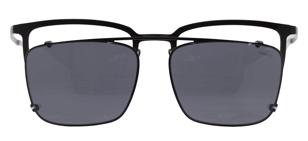 CARETTA CRTTA 7693-C3 Clipon,Optik Genç Erkek Köşeli Çerçeveli Metal - 1