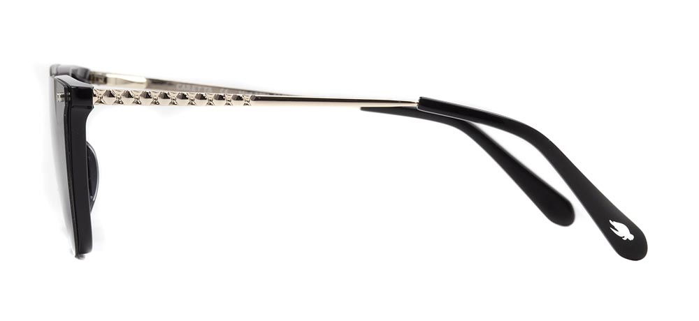 CARETTA CRTTA 7701-C.01 Clipon, Optik Genç Kadın Çekik Çerçeveli Asetat - 3