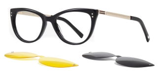 CARETTA CRTTA 7702-C.01 Clipon, Optik Genç Kadın Çekik Çerçeveli Asetat - CARETTA (1)