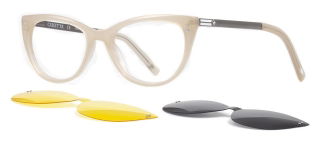 CARETTA CRTTA 7702-C.03 Clipon, Optik Genç Kadın Çekik Çerçeveli Asetat - CARETTA (1)