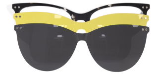 CARETTA CRTTA 7704-C.03 Clipon, Optik Genç Kadın Çekik Çerçeveli Asetat - CARETTA