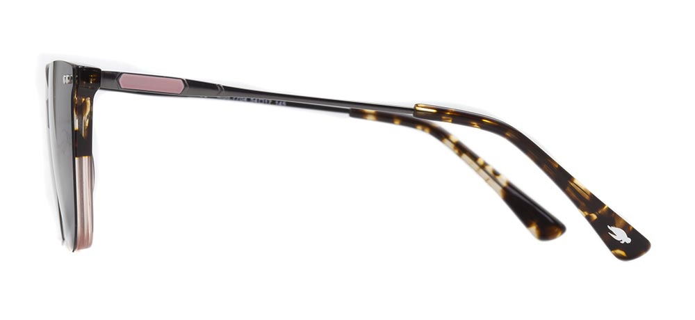 CARETTA CRTTA 7704-C.04 Clipon, Optik Genç Kadın Çekik Çerçeveli Asetat - 3