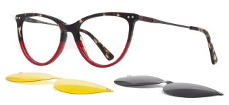 CARETTA CRTTA 7704-C.05 Clipon, Optik Genç Kadın Çekik Çerçeveli Asetat - CARETTA (1)