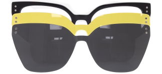 CARETTA CRTTA 7705-C.01 Clipon, Optik Genç Kadın Köşeli Çerçeveli Asetat - CARETTA