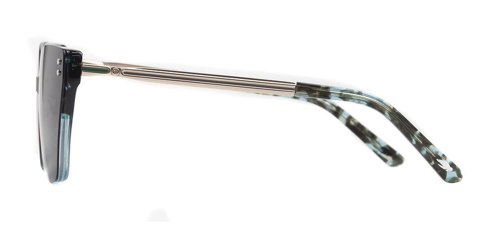 CARETTA CRTTA 7705-C.02 Clipon, Optik Genç Kadın Köşeli Çerçeveli Asetat - 3