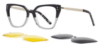 CARETTA CRTTA 7705-C.03 Clipon, Optik Genç Kadın Köşeli Çerçeveli Asetat - CARETTA (1)