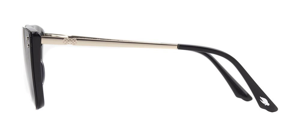 CARETTA CRTTA 7706-C.01 Clipon, Optik Genç Kadın Çekik Çerçeveli Asetat - 3