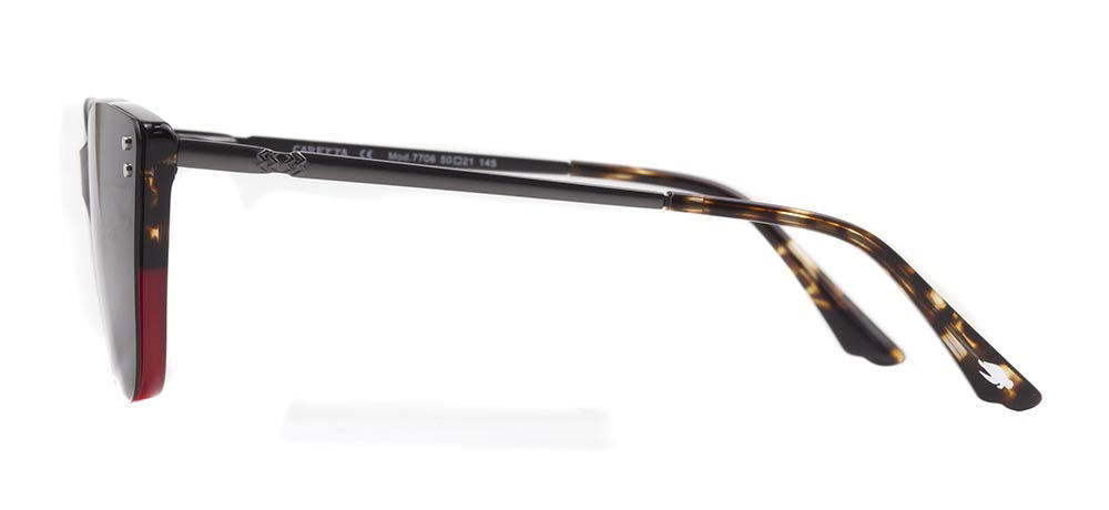 CARETTA CRTTA 7706-C.05 Clipon, Optik Genç Kadın Çekik Çerçeveli Asetat - 3