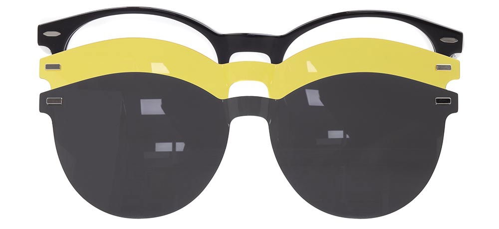 CARETTA CRTTA 7708-C.01 Clipon, Optik Genç Erkek,Kadın,Unisex Oval Çerçeveli Asetat - 1