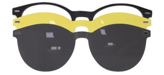 CARETTA CRTTA 7708-C.01 Clipon, Optik Genç Erkek,Kadın,Unisex Oval Çerçeveli Asetat - CARETTA